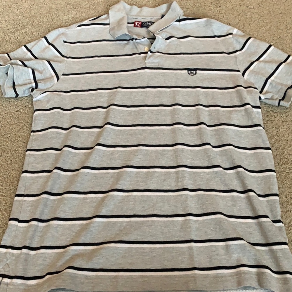 Large collared shirts.